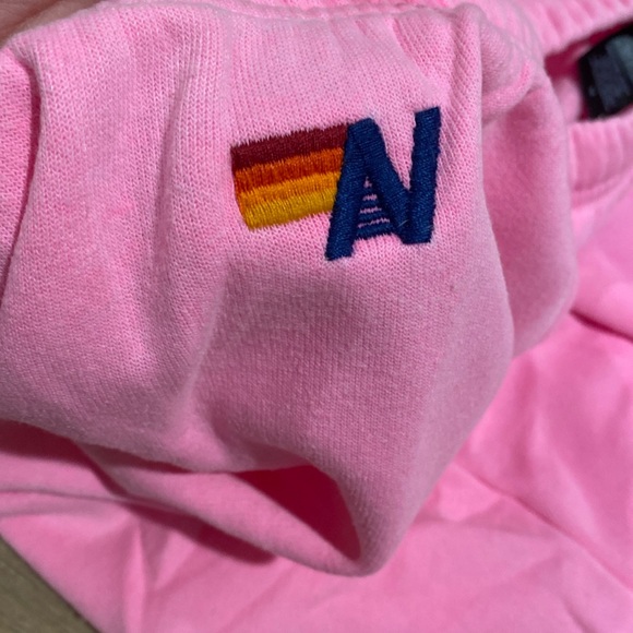 Aviator Nation Bolt Sweatpants - Neon Pink / Black - Picture 8 of 11